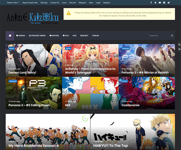 AnimeKaizoku & 45+ Anime Torrent Sites Like