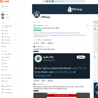 r/Piracy Reddit