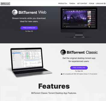 BitTorrent - https://www.bittorrent.com
