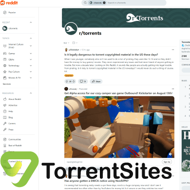 r/torrents Reddit - https://www.reddit.com