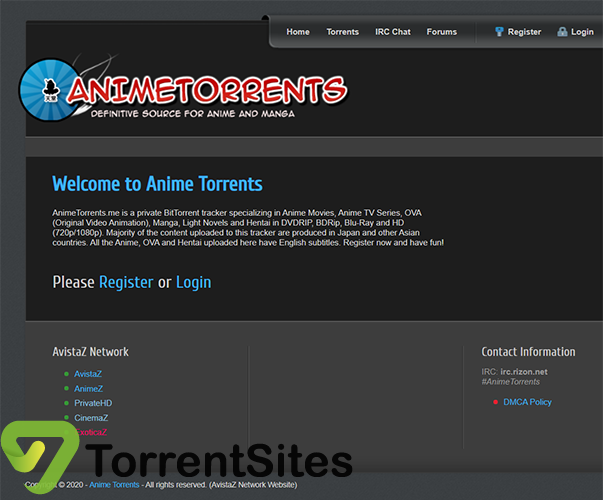 AnimeTorrents - http://animetorrents.me