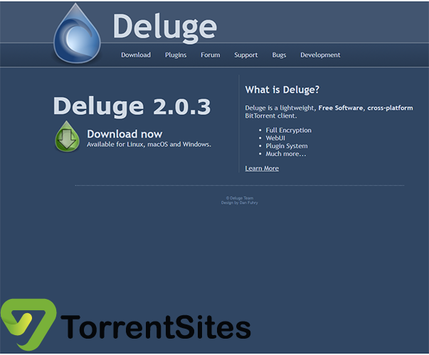 Deluge - https://deluge-torrent.org