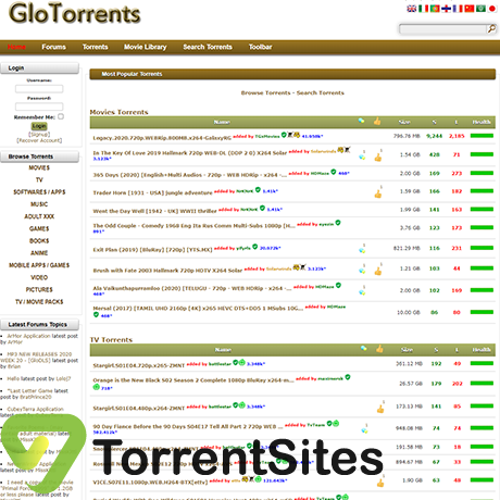 GloTorrents - http://glodls.to