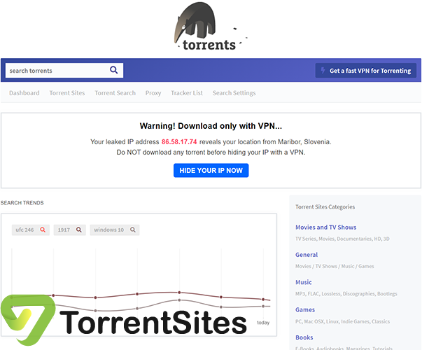 Torrents - https://torrends.to